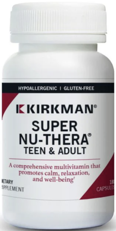 Super Nu-Thera Teen & Adult Caps - 180ct